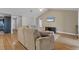 Living room with hardwood floors and access to kitchen at 1040 31St E St, Palmetto, FL 34221