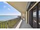 Relaxing balcony with lovely views of the water and beautiful mangrove trees at 1501 Gulf Blvd # 604, Clearwater Beach, FL 33767