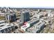 Aerial view of building, highlighting its city setting and proximity to other structures at 101 N 12Th St # 207, Tampa, FL 33602
