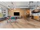 Open living space with hardwood floors, stylish decor, and a modern kitchen at 101 N 12Th St # 207, Tampa, FL 33602
