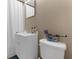 Clean bathroom with shower/tub combo and white vanity at 3436 51St N Ave, St Petersburg, FL 33714