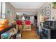Kitchen with a view into the adjacent living room at 3436 51St N Ave, St Petersburg, FL 33714