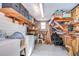 Workshop with shelving and storage at 35216 Dodie Dr, Zephyrhills, FL 33541