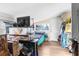 Bedroom with a bed, fish tank, and clothing rack at 4734 15Th S Ave, St Petersburg, FL 33711