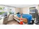 Bedroom with a bed, chair, and traffic cone at 4734 15Th S Ave, St Petersburg, FL 33711