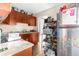 Well-equipped kitchen with wood cabinets at 4734 15Th S Ave, St Petersburg, FL 33711