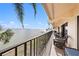 Enjoy spectacular water views from this condo's spacious private balcony at 7540 Sunshine Skyway S Ln # 220, St Petersburg, FL 33711