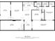 1011 sq ft floor plan, includes 2 bedrooms, 2 baths, garage, and screened patio at 10449 Larchmont N Pl, Pinellas Park, FL 33782