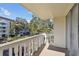 Private balcony offering views of the surrounding neighborhood at 2650 Pearce Dr # 301, Clearwater, FL 33764