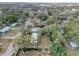 Aerial view showing home's location in a residential neighborhood at 4110 Wedgemere Dr, Tampa, FL 33610