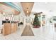 Elegant lobby with reception desk and Christmas tree at 470 3Rd S St # 405, St Petersburg, FL 33701