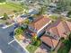 Aerial view of house showcasing the backyard and landscaping at 4943 Grand Oak Cir, Madeira Beach, FL 33708