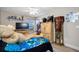 Bedroom with large stuffed animal and ceiling fan at 4943 Grand Oak Cir, Madeira Beach, FL 33708