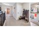 Upstairs hallway with access to bedrooms and bathroom at 4943 Grand Oak Cir, Madeira Beach, FL 33708