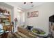 Bright office with hardwood floors and dog bed at 4943 Grand Oak Cir, Madeira Beach, FL 33708