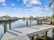 Private dock with access to a calm waterway, ideal for boating at 8304 Sandstone Ct, Tampa, FL 33615