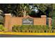 The Landings Luxury Condo community entrance sign at 10110 Winsford Oak Blvd # 612, Tampa, FL 33624