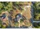 Aerial view of property showing house and lot location at 1130 Barranca Ave, Spring Hill, FL 34609