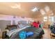 Bedroom with a double bed and a work area at 1130 Barranca Ave, Spring Hill, FL 34609
