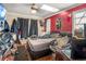 Cozy bedroom with a double bed and workspace at 1130 Barranca Ave, Spring Hill, FL 34609