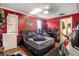 Spacious bedroom with a double bed and workspace at 1130 Barranca Ave, Spring Hill, FL 34609