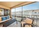 Screened balcony offering a view of the community at 19725 Gulf Blvd # 46, Indian Shores, FL 33785