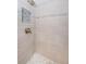 Modern bathroom with walk-in shower and tile flooring at 19725 Gulf Blvd # 46, Indian Shores, FL 33785