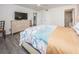 Main bedroom with king-size bed and en-suite bathroom at 19725 Gulf Blvd # 46, Indian Shores, FL 33785