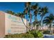Sea Club Condos sign with address and vacation rental info at 19725 Gulf Blvd # 46, Indian Shores, FL 33785