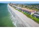 Aerial view showcasing the property's beachfront location at 2900 Gulf Blvd # 212, Belleair Beach, FL 33786