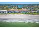 Aerial view of beachfront property, showing building and ocean at 2900 Gulf Blvd # 212, Belleair Beach, FL 33786