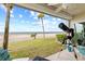 Enjoy breathtaking ocean views from this relaxing patio at 3400 Gulf Blvd # 105, Belleair Beach, FL 33786
