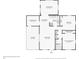 One-story floor plan featuring 2 bedrooms, 1 bath, and Florida room at 5430 Palm Crest N Ct, Pinellas Park, FL 33782