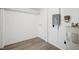 Laundry room with washer/dryer hookups and extra storage at 5430 Palm Crest N Ct, Pinellas Park, FL 33782