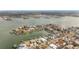 Aerial view of waterfront homes and community at 16111 5Th E St, Redington Beach, FL 33708