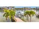 Covered boat lift and wooden dock at 16111 5Th E St, Redington Beach, FL 33708