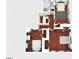 Second floor plan featuring two bedrooms, a bathroom, and a staircase, showcasing layout and design at 165 21St Ne Ave, St Petersburg, FL 33704
