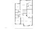 Floor plan showing 3 bedrooms, Gathering room, and wet bar at 33157 Rosewood Bark Way, Wesley Chapel, FL 33545