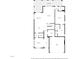Detailed floor plan showcasing a spacious layout with kitchen, living room, multiple bedrooms, and garage at 33157 Rosewood Bark Way, Wesley Chapel, FL 33545