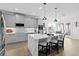 Spacious kitchen featuring modern cabinetry and an island at 33157 Rosewood Bark Way, Wesley Chapel, FL 33545