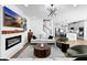 Open concept living room, kitchen, and staircase at 33157 Rosewood Bark Way, Wesley Chapel, FL 33545