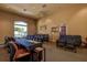 Community room with theater seating at 4327 Bayside Village Dr # 202, Tampa, FL 33615