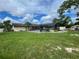 Screened-in pool area in the spacious backyard at 5404 Glover Dr, Weeki Wachee, FL 34607