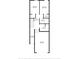 Two-story floor plan; two bedrooms, two baths, garage at 5725 Desert Rose Pl, Tampa, FL 33615