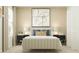 Bedroom with a bed, nightstands, and elegant decor at 10269 Purple Leaf Ct, Riverview, FL 33578