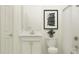 Clean bathroom with a single vanity, toilet, and shower/tub combo at 12605 Lily Quartz Loop, Parrish, FL 34219