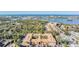 Scenic aerial view showcases the well-situated condo in a lush, waterfront community at 12760 Indian Rocks Rd # 582, Largo, FL 33774