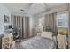 Charming bedroom with a workspace and a comfortable bed at 1808 Gulf Blvd # 1, Indian Rocks Beach, FL 33785