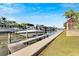 Private boat dock offering convenient access to the waterway at 620 Mirabay Blvd, Apollo Beach, FL 33572