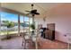 Relaxing screened porch with outdoor seating and grill at 620 Mirabay Blvd, Apollo Beach, FL 33572